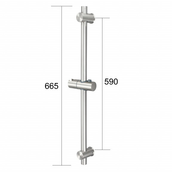 日日商 龍頭系列 不鏽鋼滑桿 ED-T6507