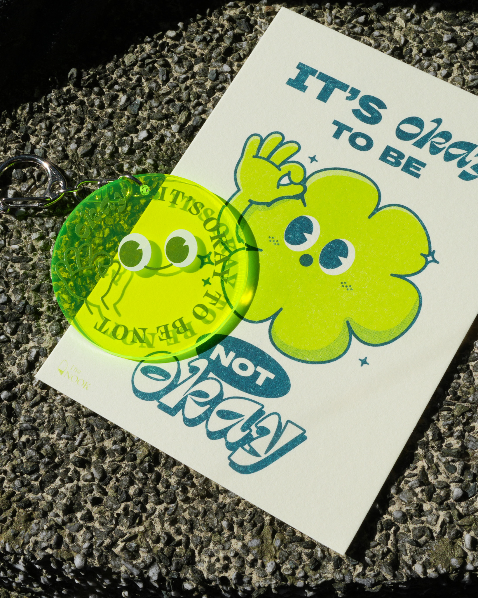 The NOOKer壓克力吊飾 + 孔版明信片