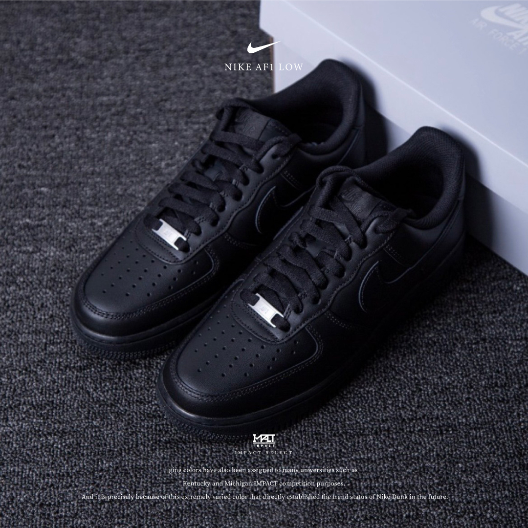Nike Air Force 1 Low 黑武士 純黑 全黑 男款 女款 CW2288-001/DD8959-001