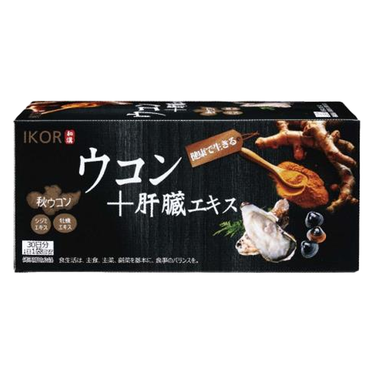 IKOR 和漢甘爽薑黃肝精 錠狀食品 30袋/盒