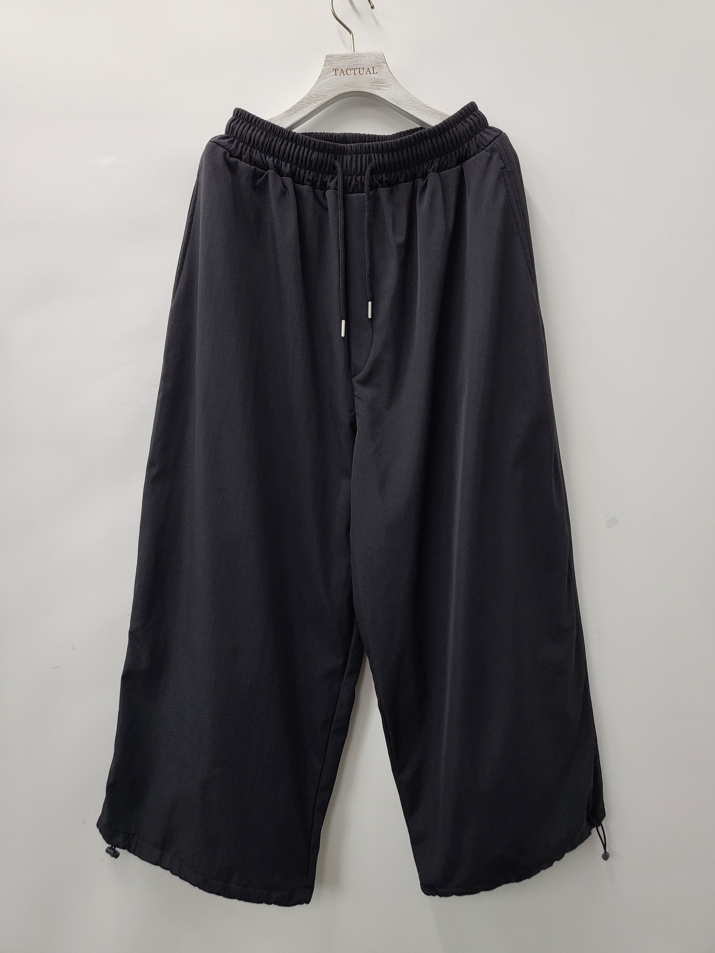 淨色可束腳鬆身褲(薄抓毛底) P2686