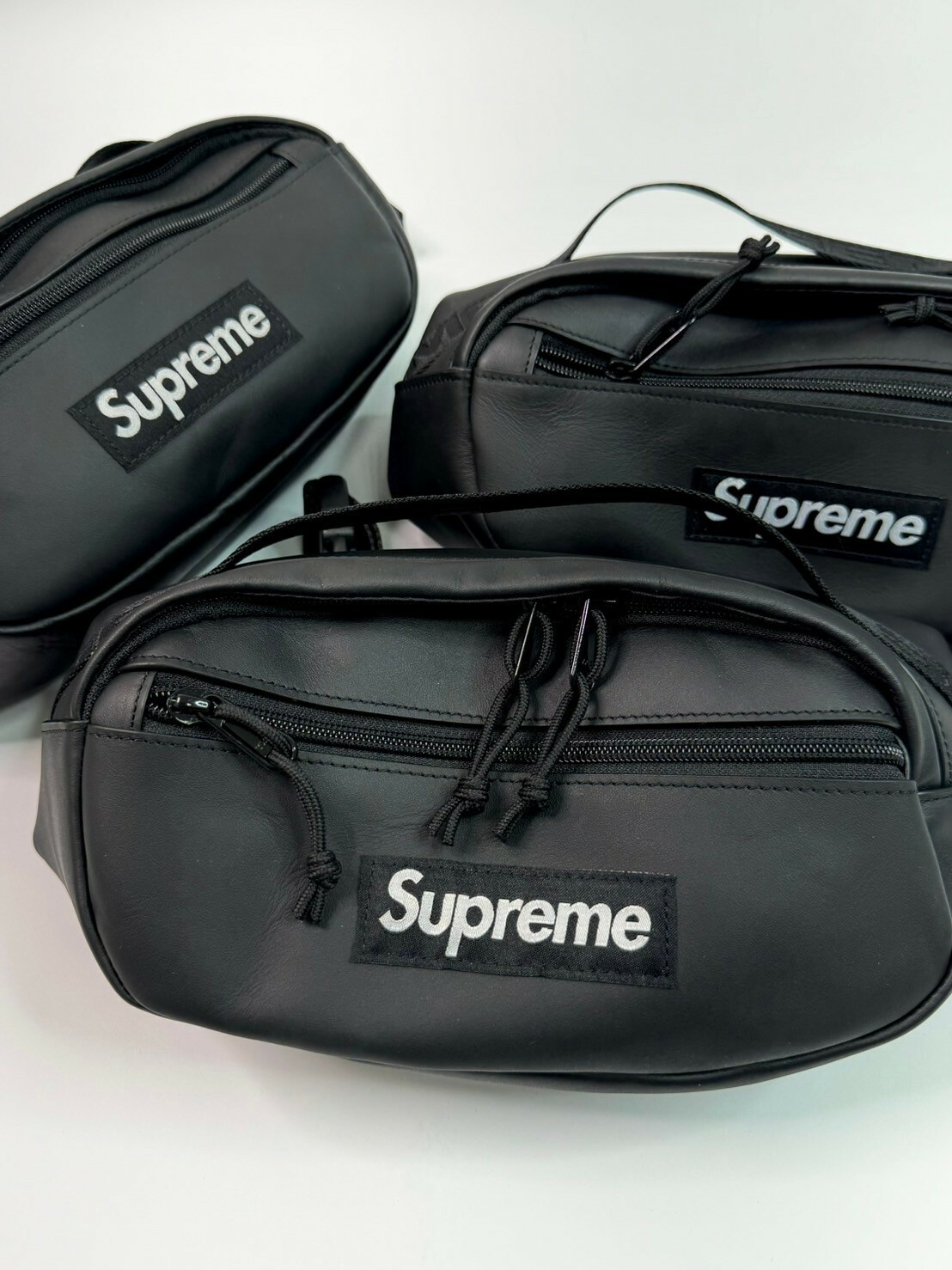 Supreme 23FW Leather Waist Bag