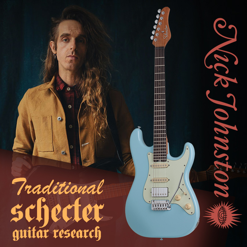 簽名款 Schecter Nick Johnston Traditional SSH AF 電吉他