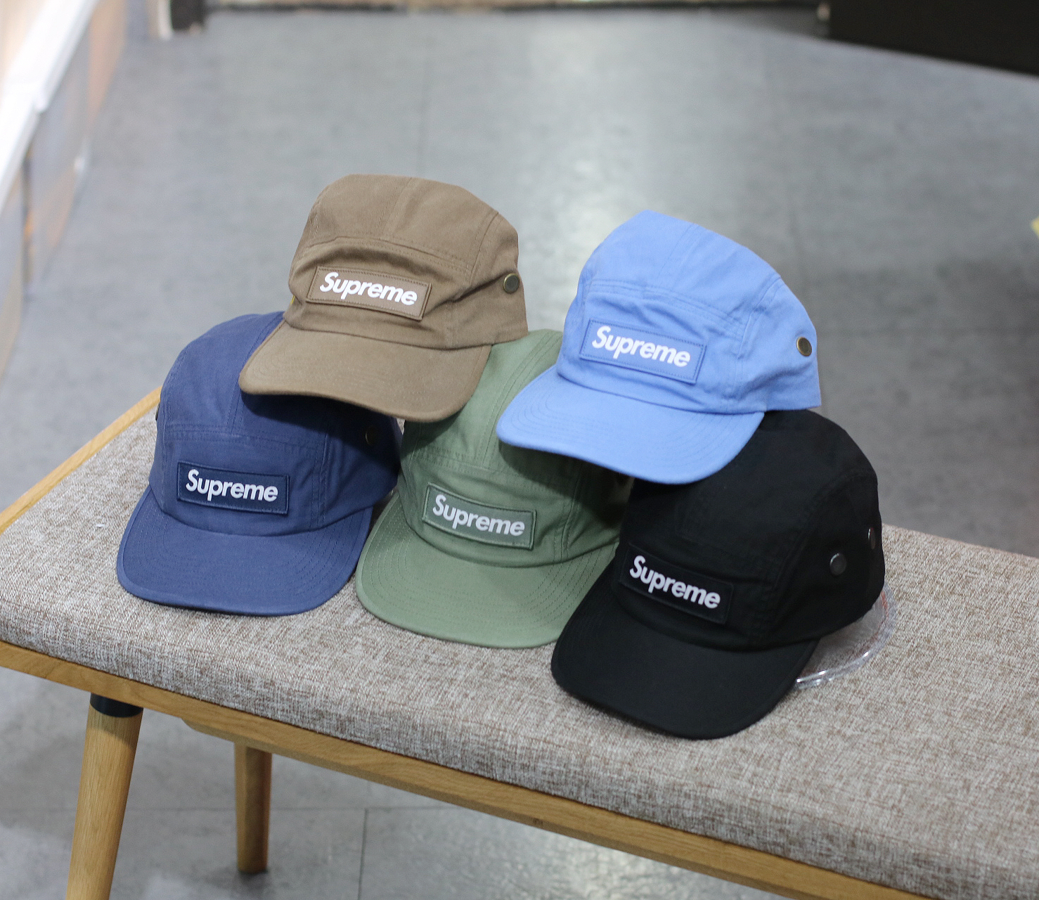 SUPREME FW23 SUPREME MILITARY CAMP CAP FW23 MILITARY CA