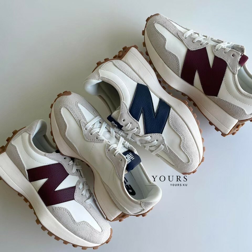 New Balance 327 深藍/酒紅（WS327KA/WS327KB）