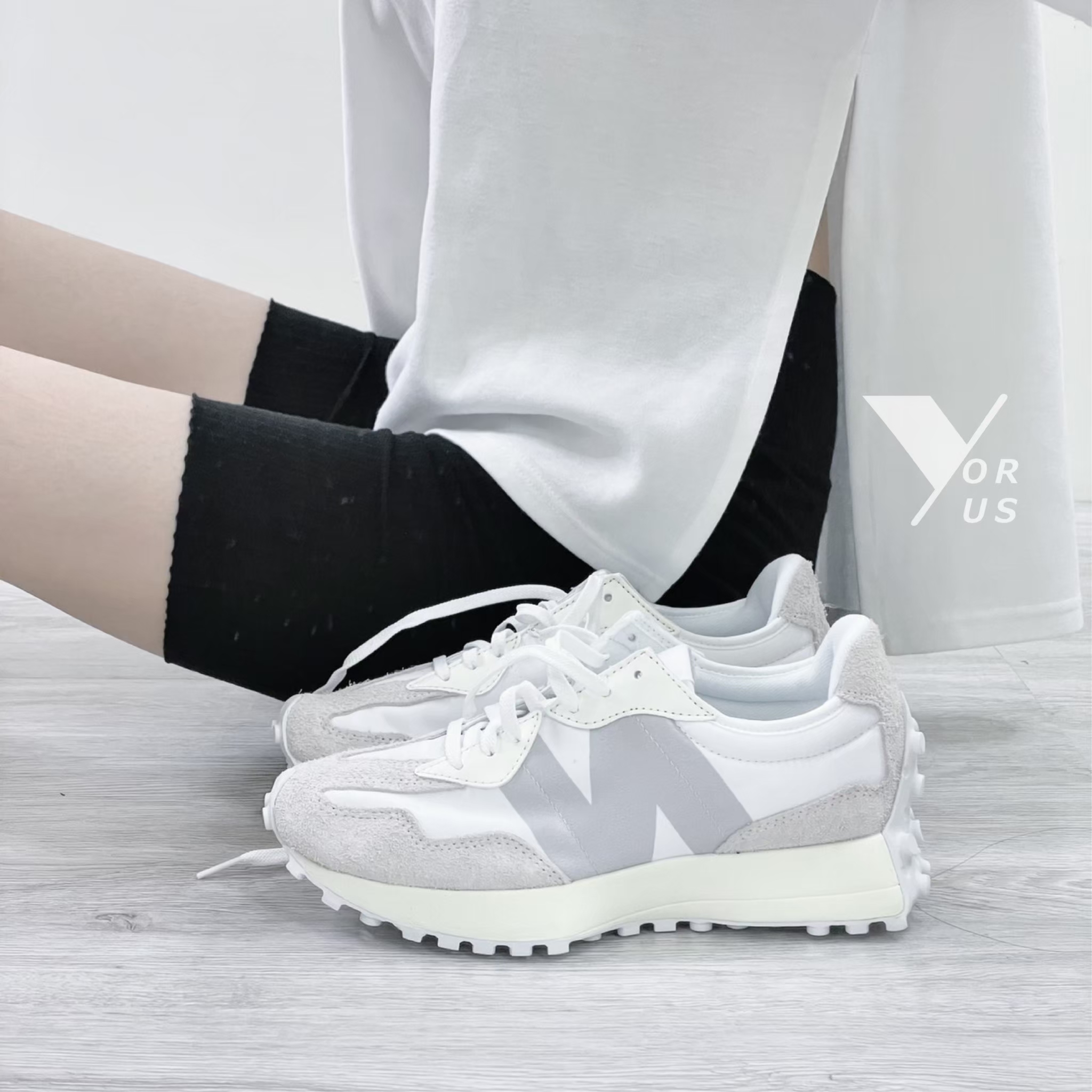 New Balance 327 白絲綢（WS327SFD）