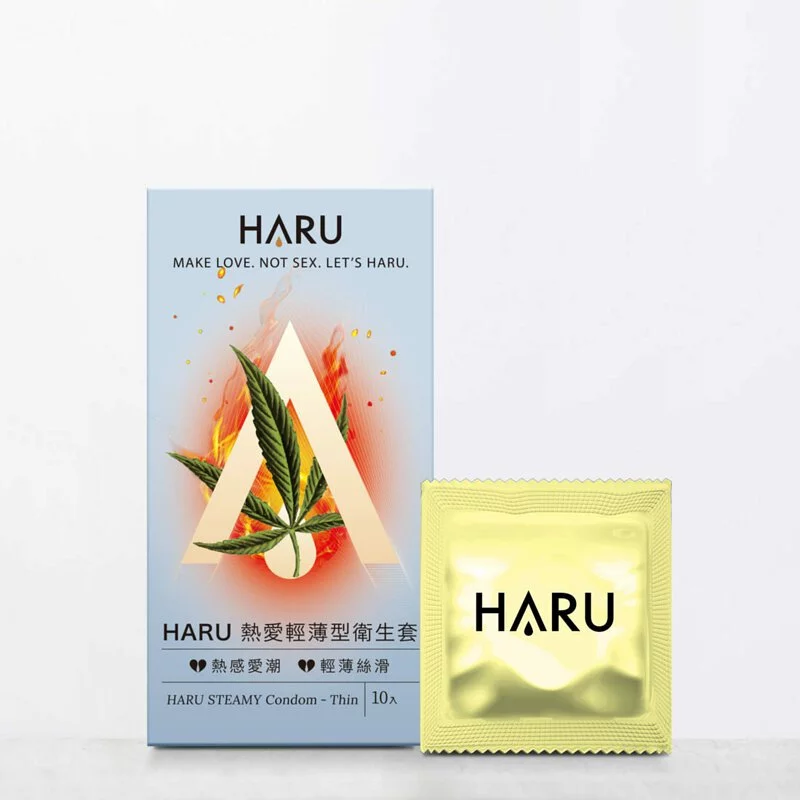 HARU STEAMY Thin 10's Pack Latex Condom