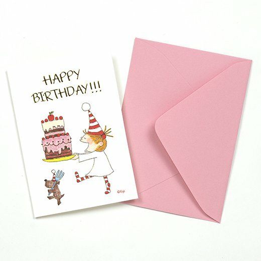 COCO醬＿蛋糕 迷你生日卡片 ｜ 日本 COCO and Wondrous Gang