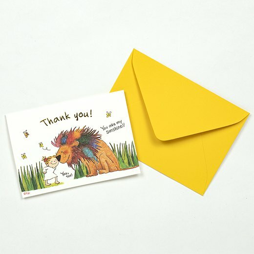 COCO醬＿獅子 迷你感謝卡片 ｜ 日本 COCO and Wondrous Gang