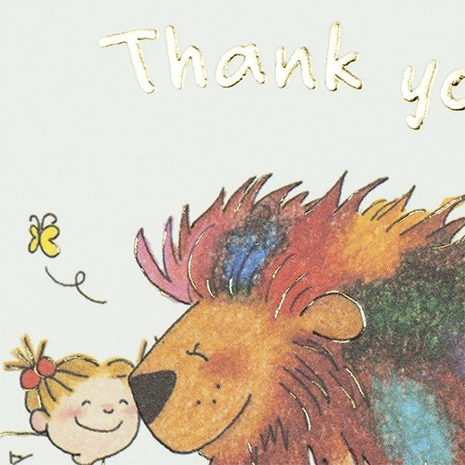 COCO醬＿獅子 迷你感謝卡片 ｜ 日本 COCO and Wondrous Gang