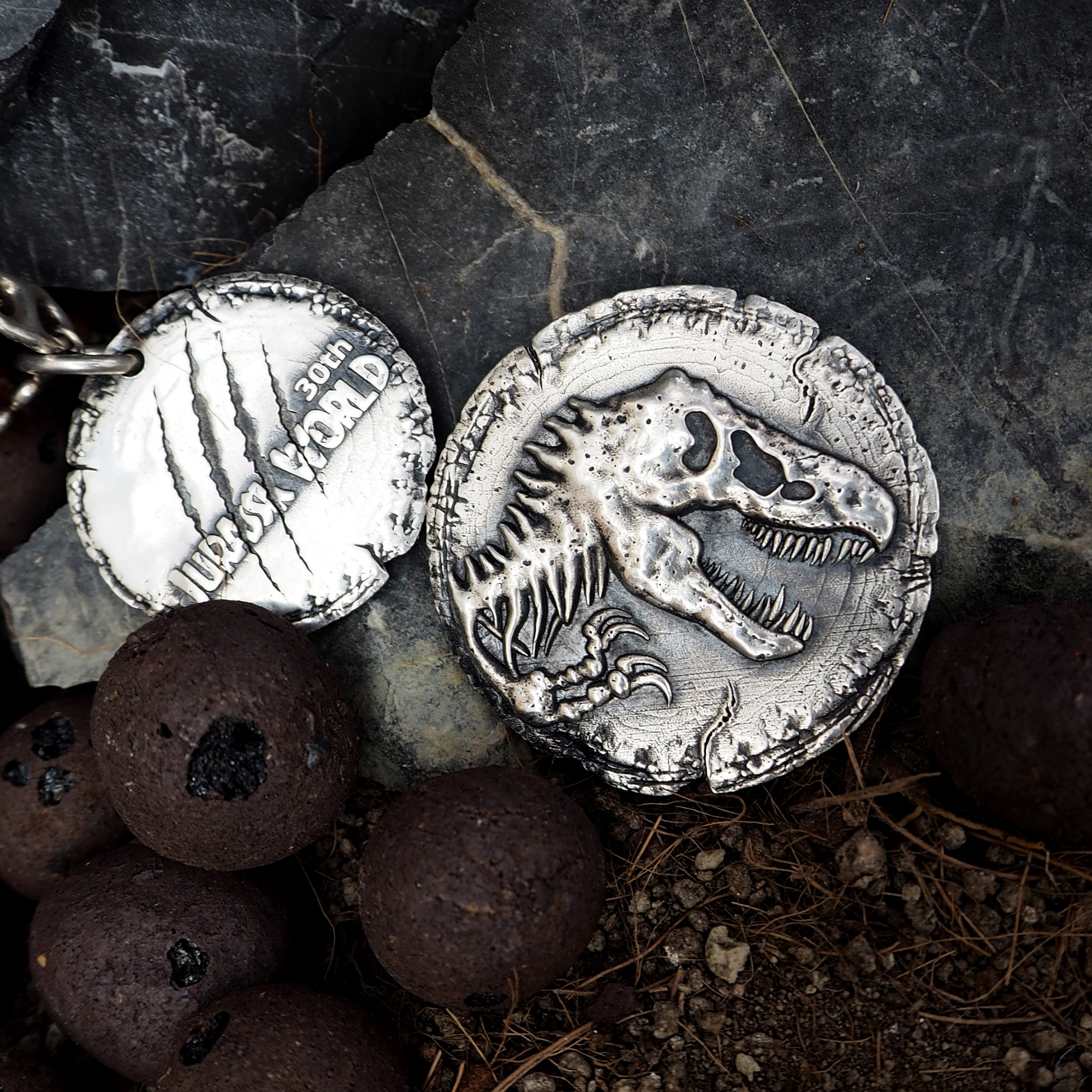 侏羅紀世界項鍊,銀飾,Jurassic World