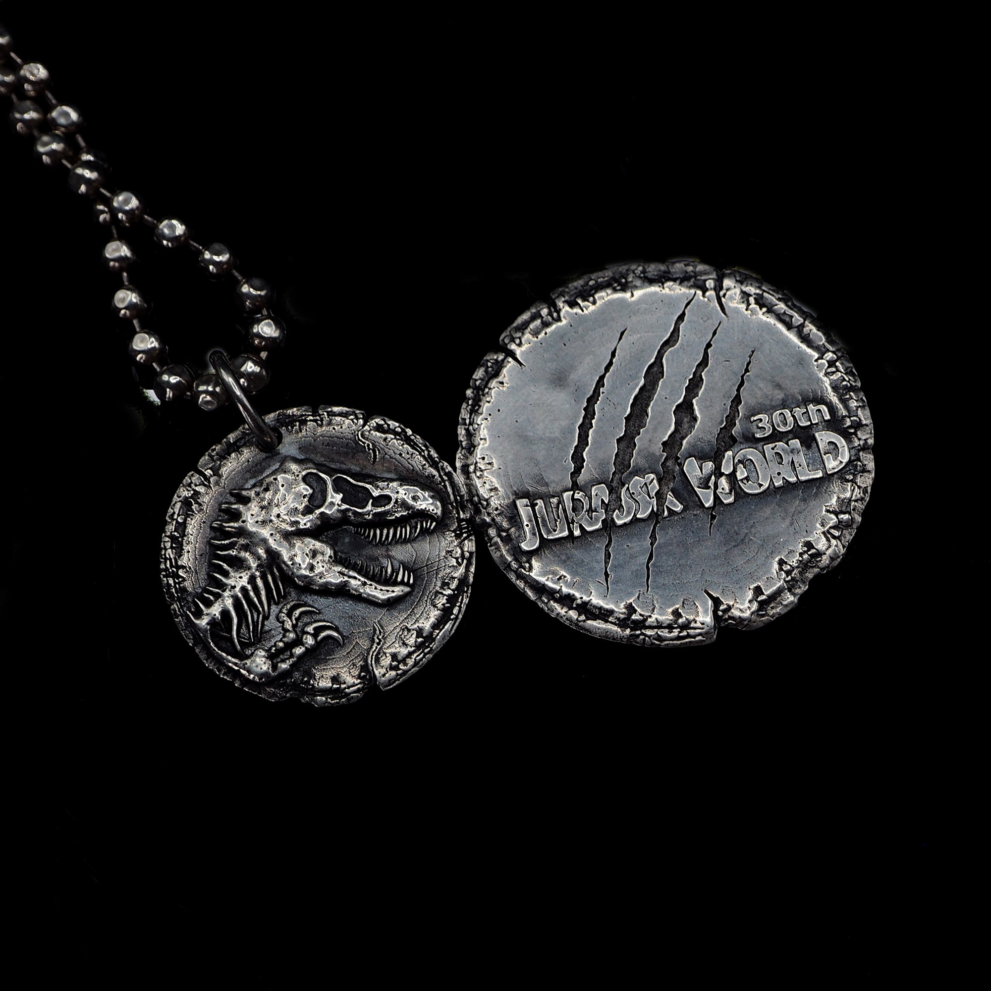 侏羅紀世界項鍊,銀飾,Jurassic World