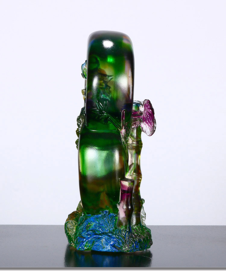 鹿港窯禮品館│居家開運琉璃珍藏-節節高‧節節發