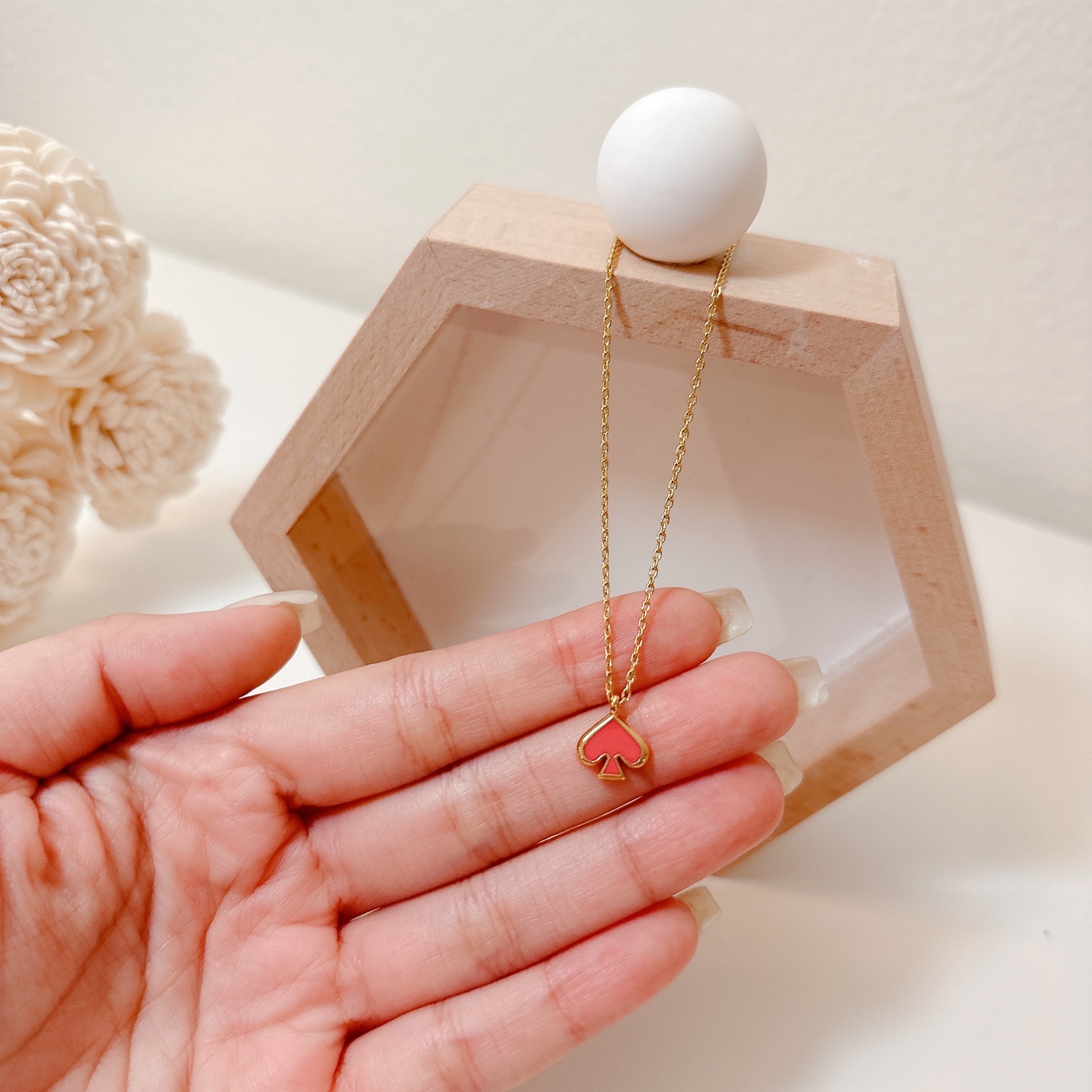 [美國現貨] Kate Spade Logo Enamel Necklace