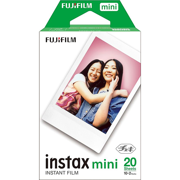 Fujifilm - 【白邊】Instax mini 富士即影即有相紙(20張) -不適用於會員95折