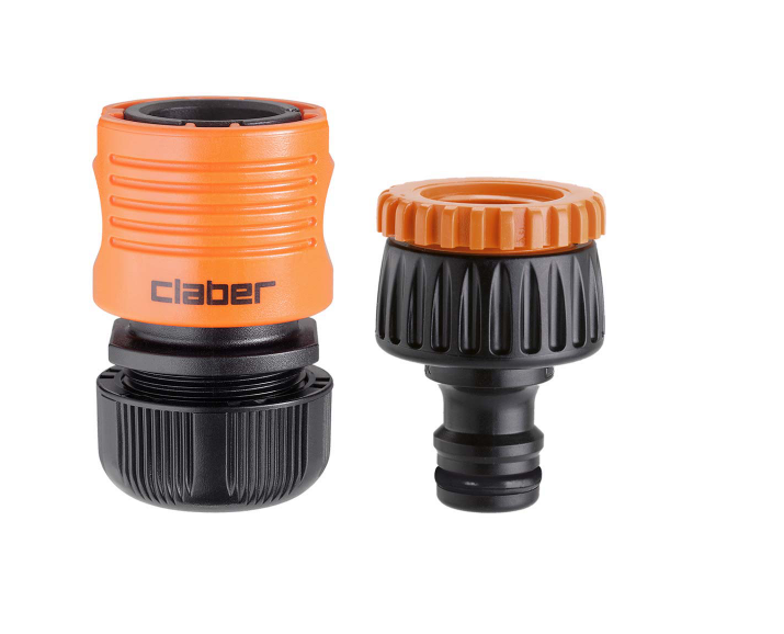 意大利"CLABER" 1/2" 快速接頭套裝(2件裝)-[8813]