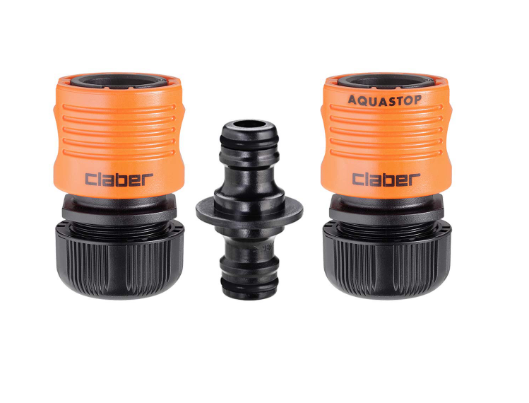 意大利"CLABER" 1/2" 快速接頭套裝(3件裝)-[8818]