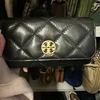 [S] TORY BURCH WILLA CHAIN WALLET,BLACK, 150076-001 (STB456)