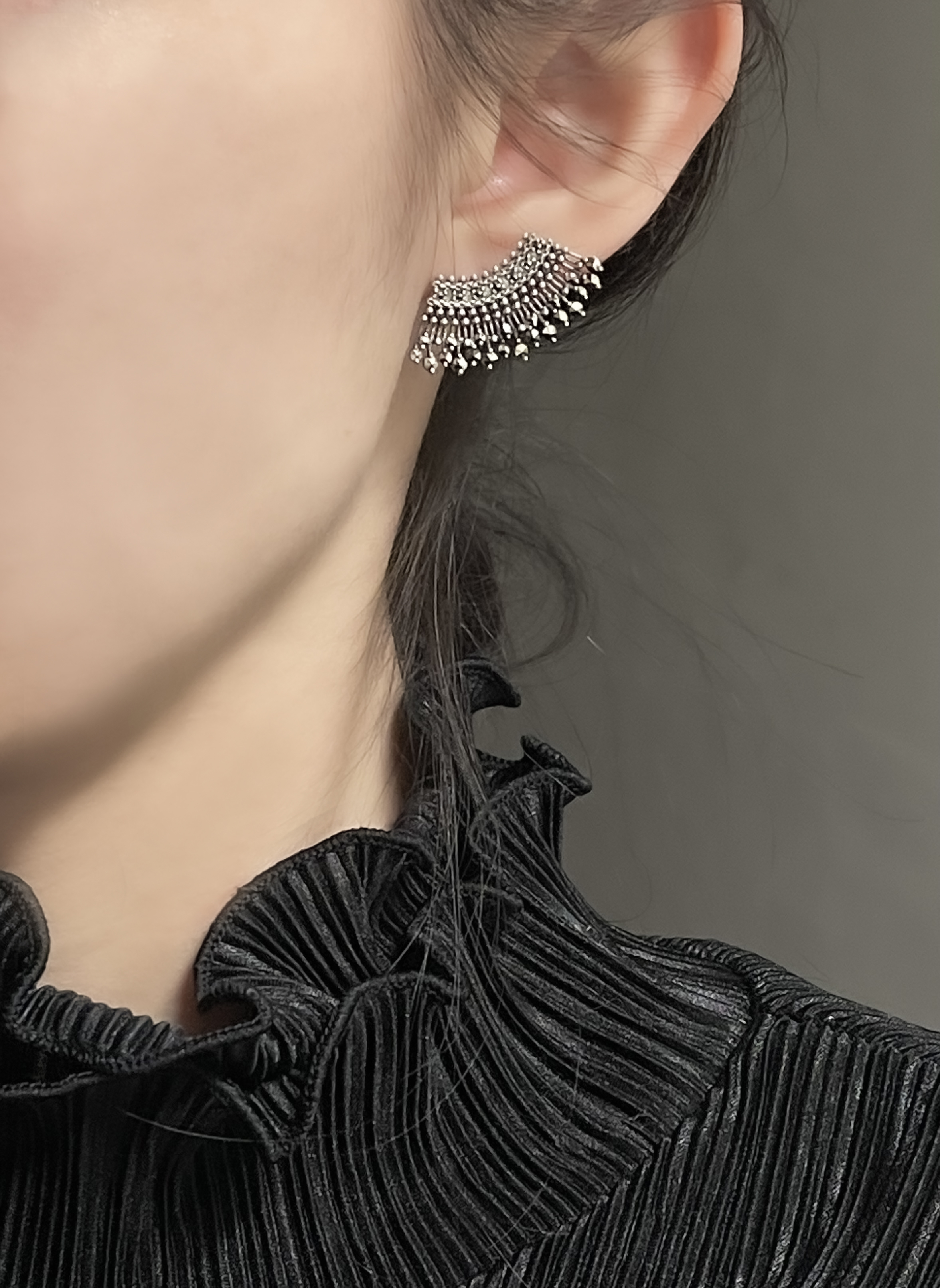 馬克賽石裙擺耳環