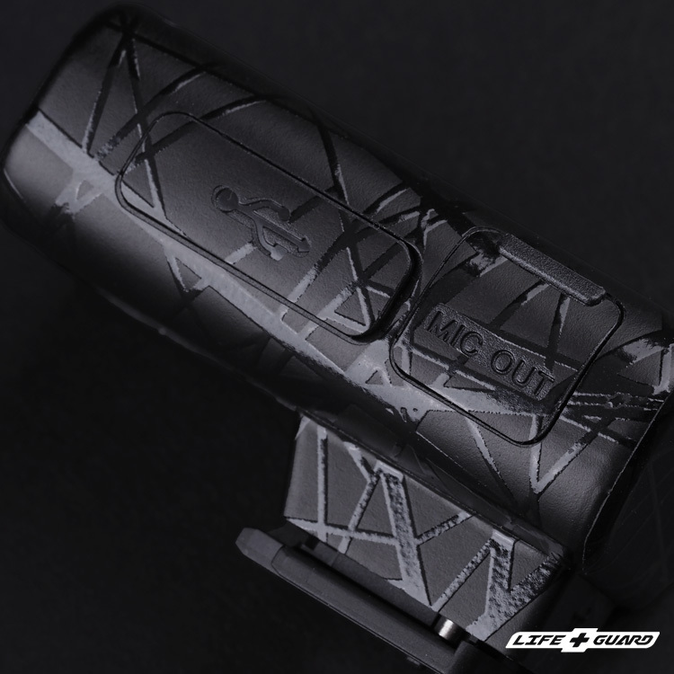 SONY ECM-W3 貼膜商品圖，LIFE+GUARD 專機專屬設計開版