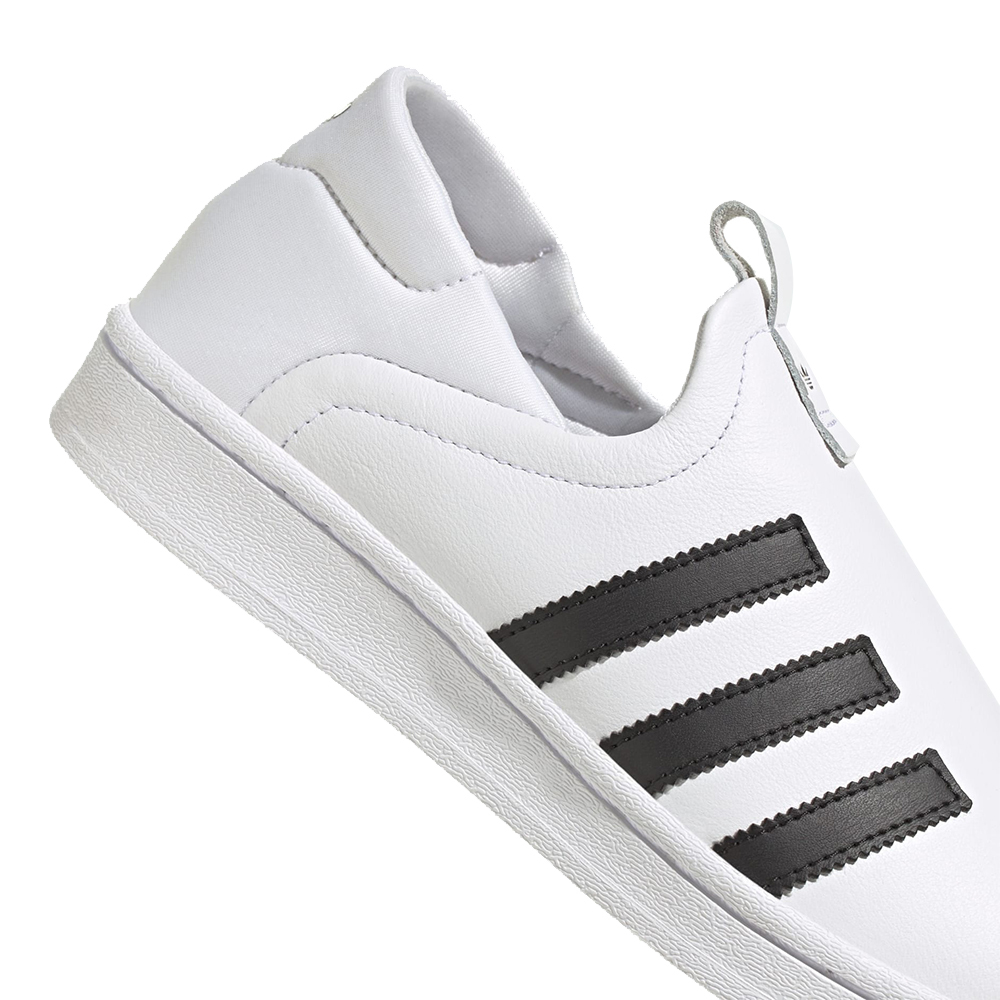 Adidas original superstar outlet slip on white