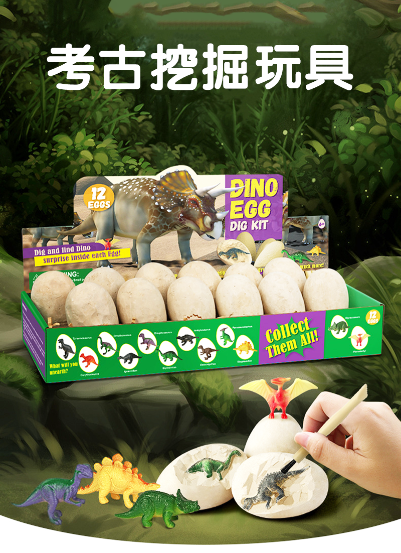 考古挖掘玩具 (12pcs) T2604