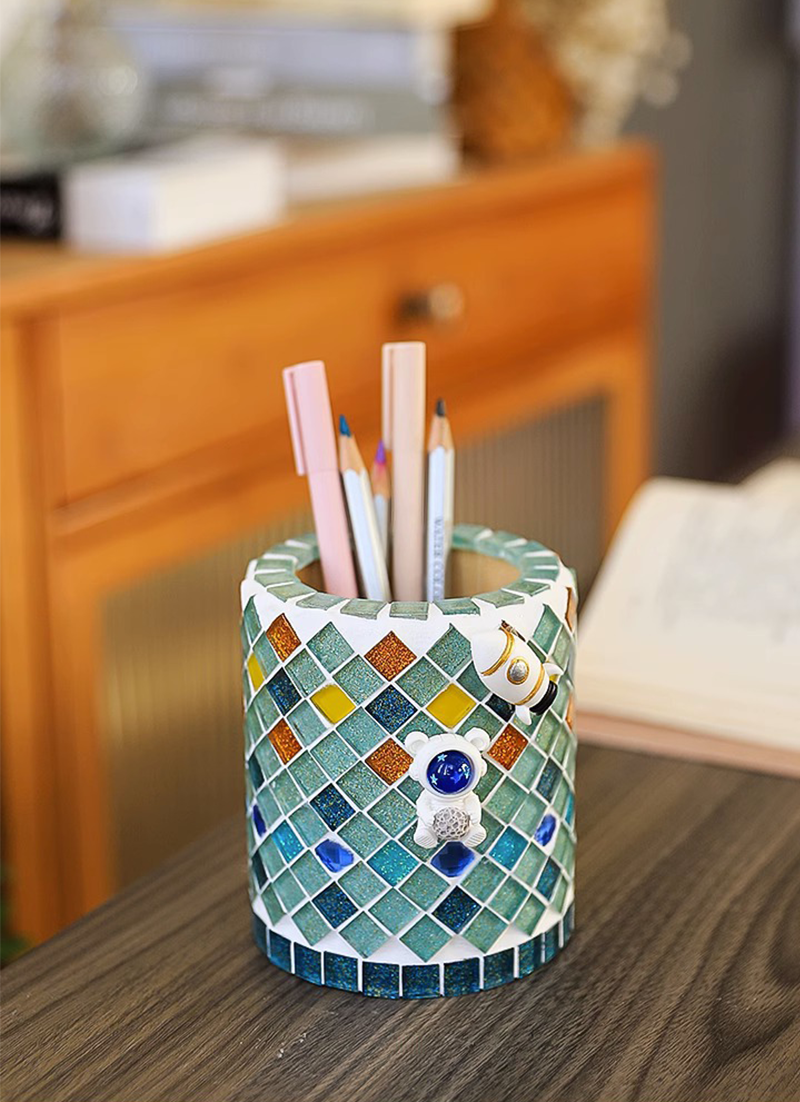 馬賽克筆筒材料包 T2315