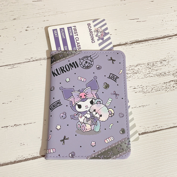 23176-KU Sanrio Kuromi 護照套 #SJ23-230654-00