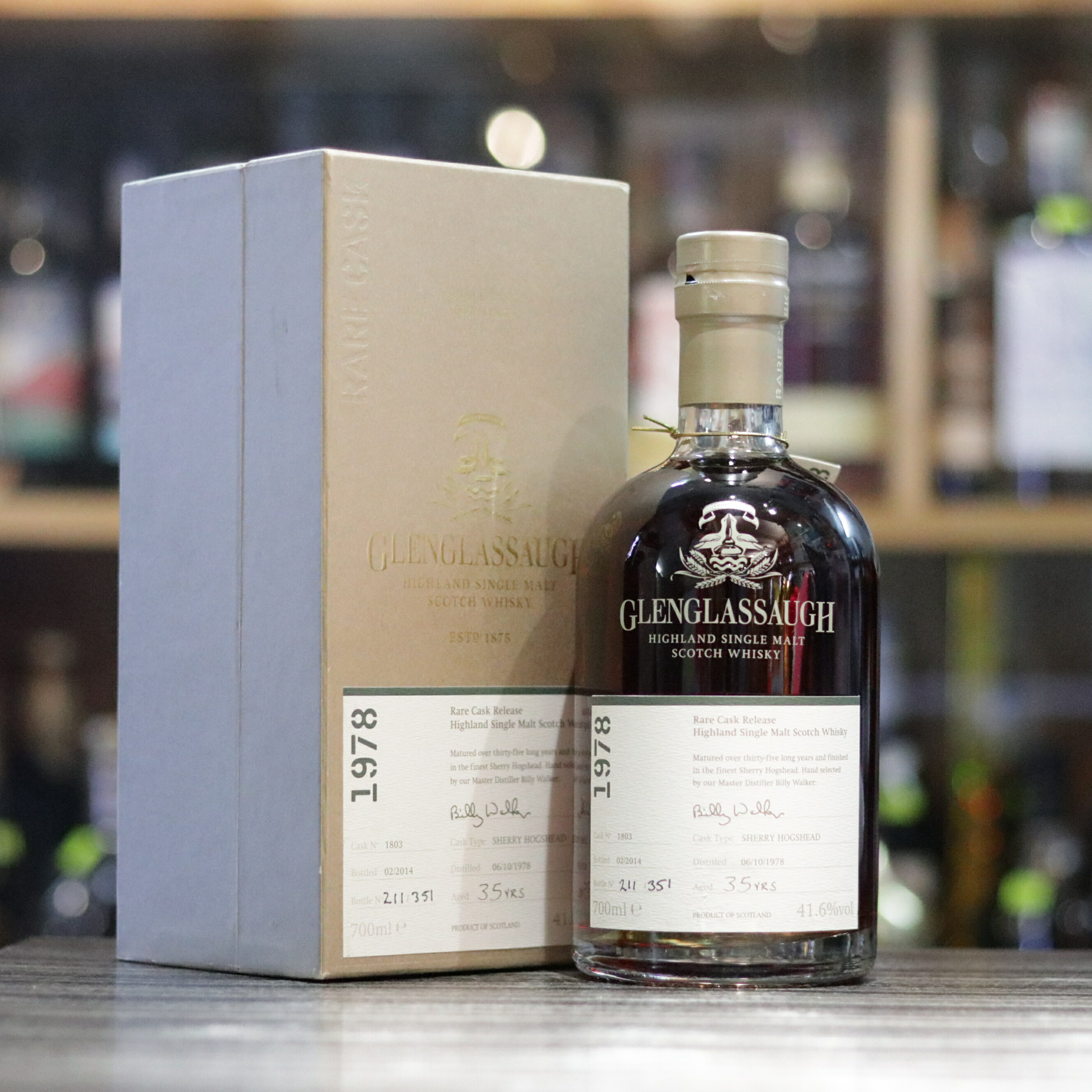Glenglassaugh 1978/2014 35YO "Sherry Hogshead" #1803 - 70cl/41.6%