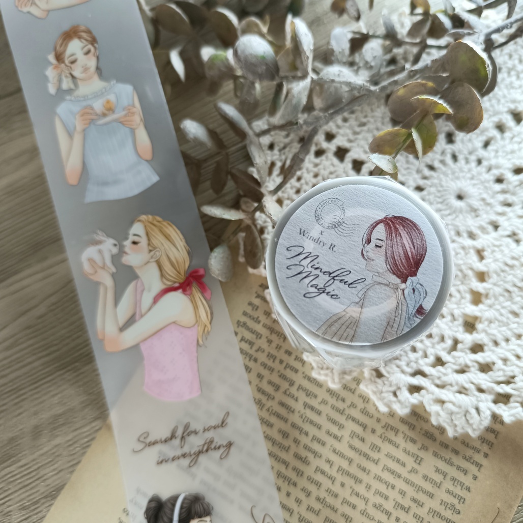 Journal pages x Windry．Mindful magic 5.5cmPET膠帶 <整捲/分裝>