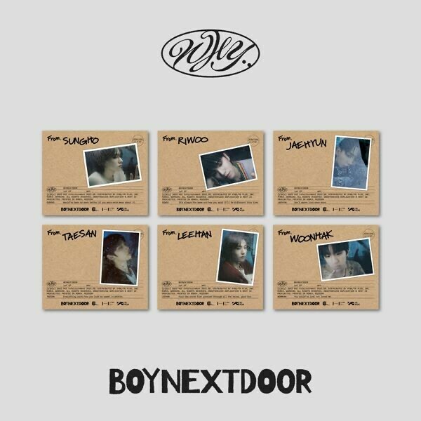 BOYNEXTDOOR - 1st EP [WHY..] (LETTER ver.) (random)