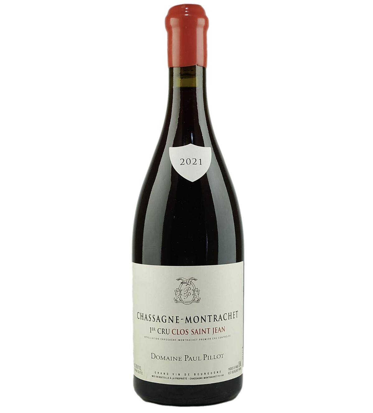 Paul Pillot Chassagne Montrachet 1er Cru Clos Saint Jean Rouge 2021