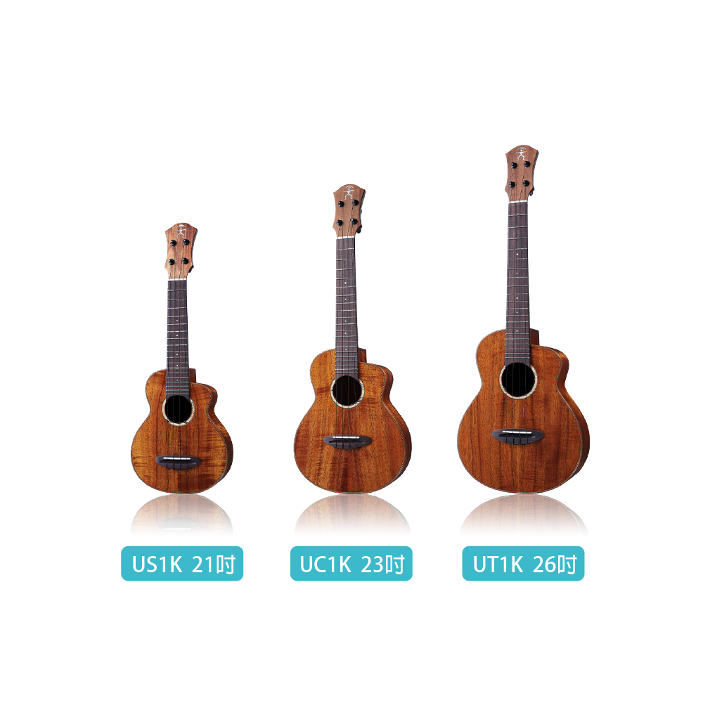 aNueNue aNueNue / Bird 1K 光田守彥 鳥烏克系列 全單烏克麗麗(夏威夷相思木)(原聲款/插電款)(US1KE/UC1KE/UT1KE) 彩虹人官方認證 第 2 張圖片｜三峽烏克麗麗
