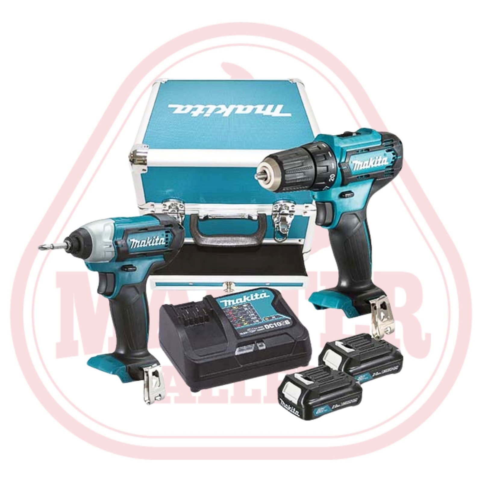 Makita牧田  ( 需訂貨) CLX224SAX1 12V 無線電批組合/孖批 價格調整(牧田)： 達人店益街坊，牧田12v套裝及部份18v產品以最貼近成本優惠價發售，若供應商日後有任何價錢調整，本店將會自行跟隨而不作另行通知。(以供貨價為準)