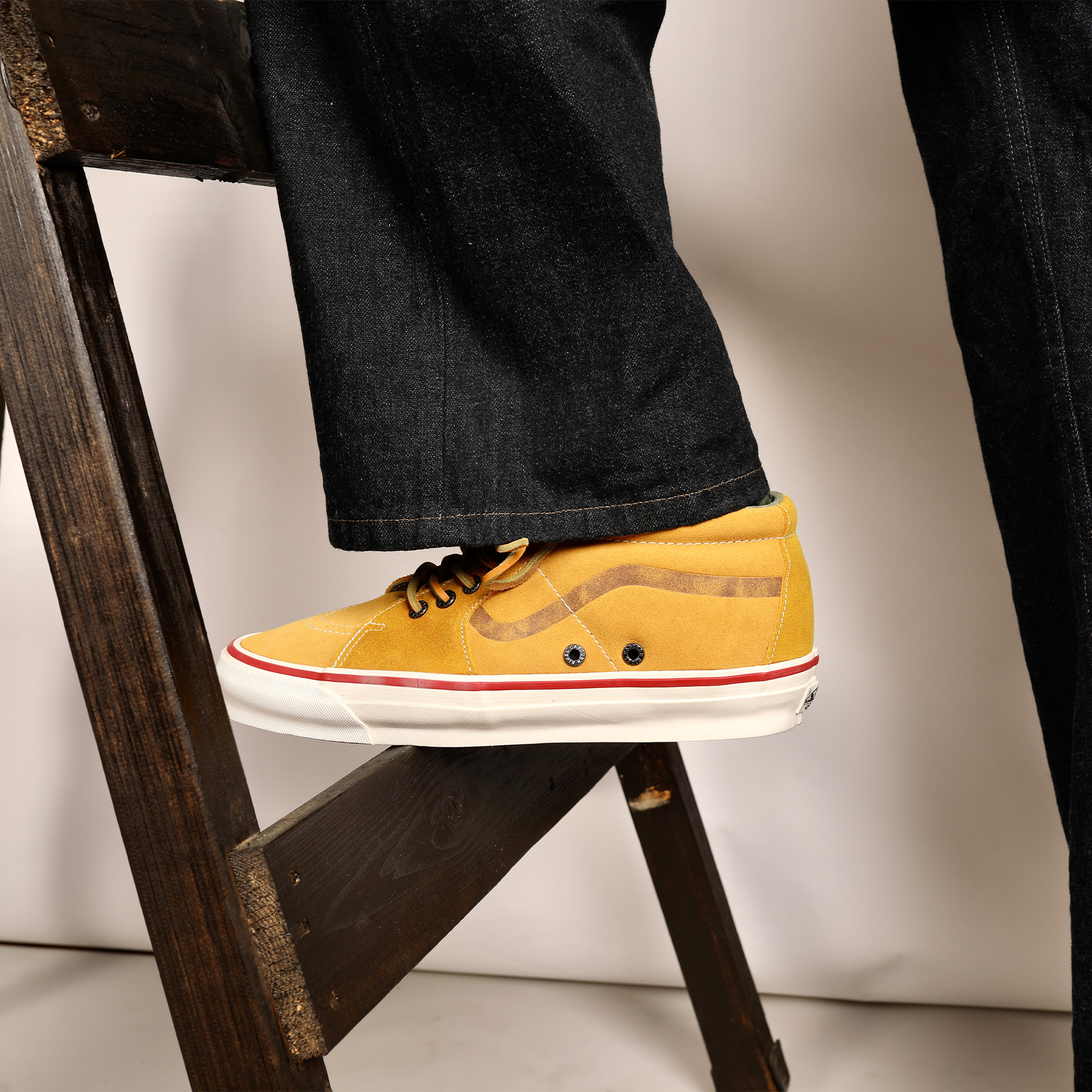 Nigel Cabourn x Vault By Vans - OG SK8-Mid LX (Tan)