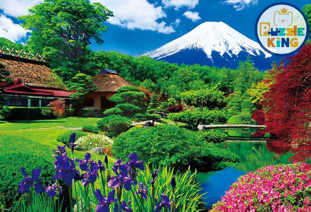 日本風景-忍野富士