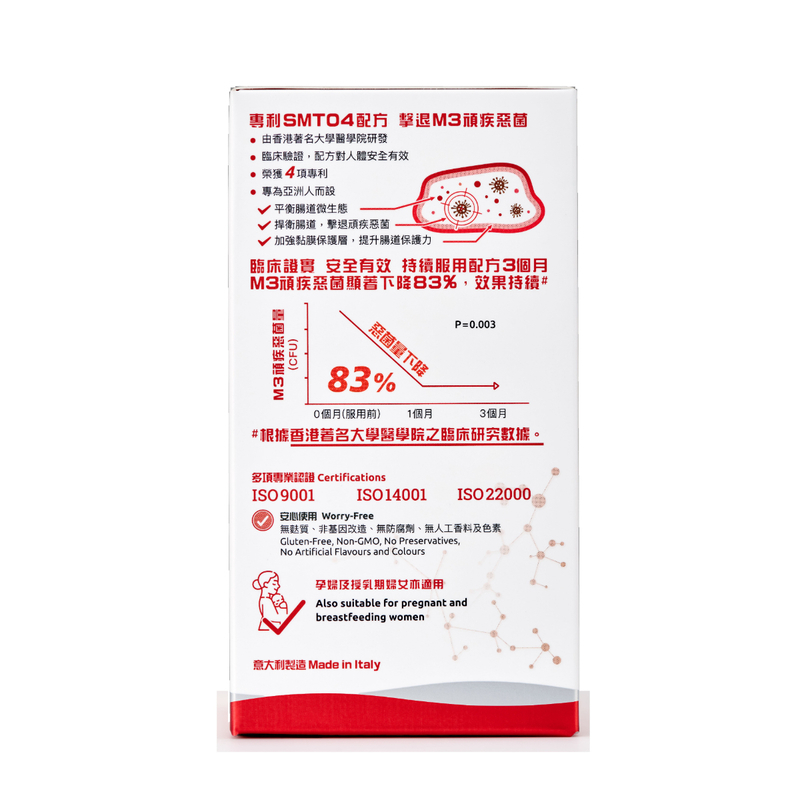 【今期精選】G-NiiB - M3XTRA 微生態護腸配方益生菌28包盒裝 (紅色) (GNIIB)