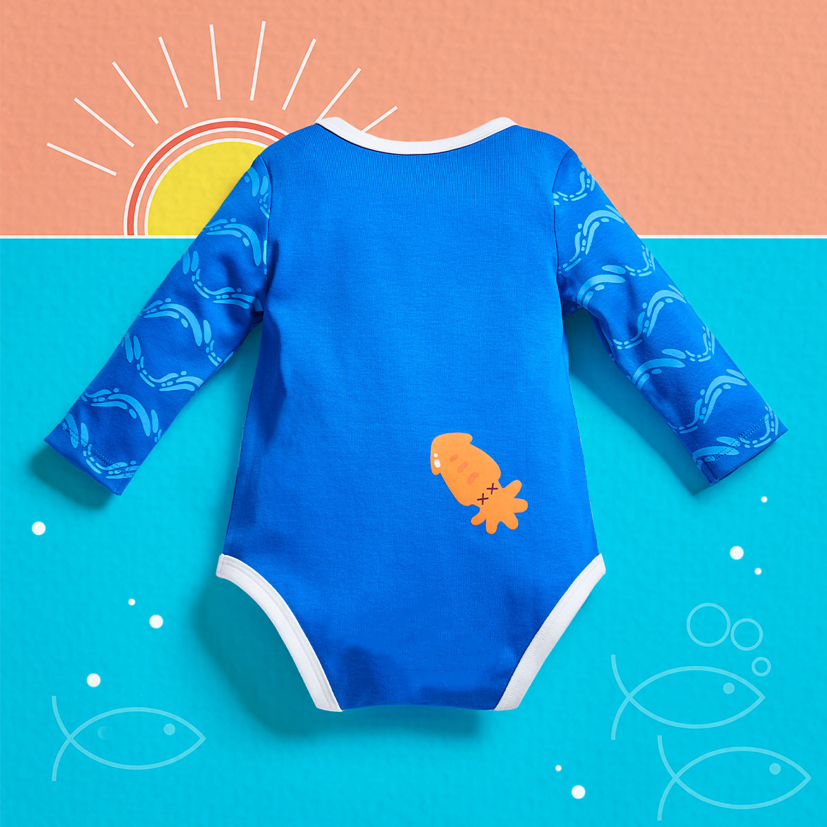 OMYMONSTER 化骨龍 長袖包屁衣