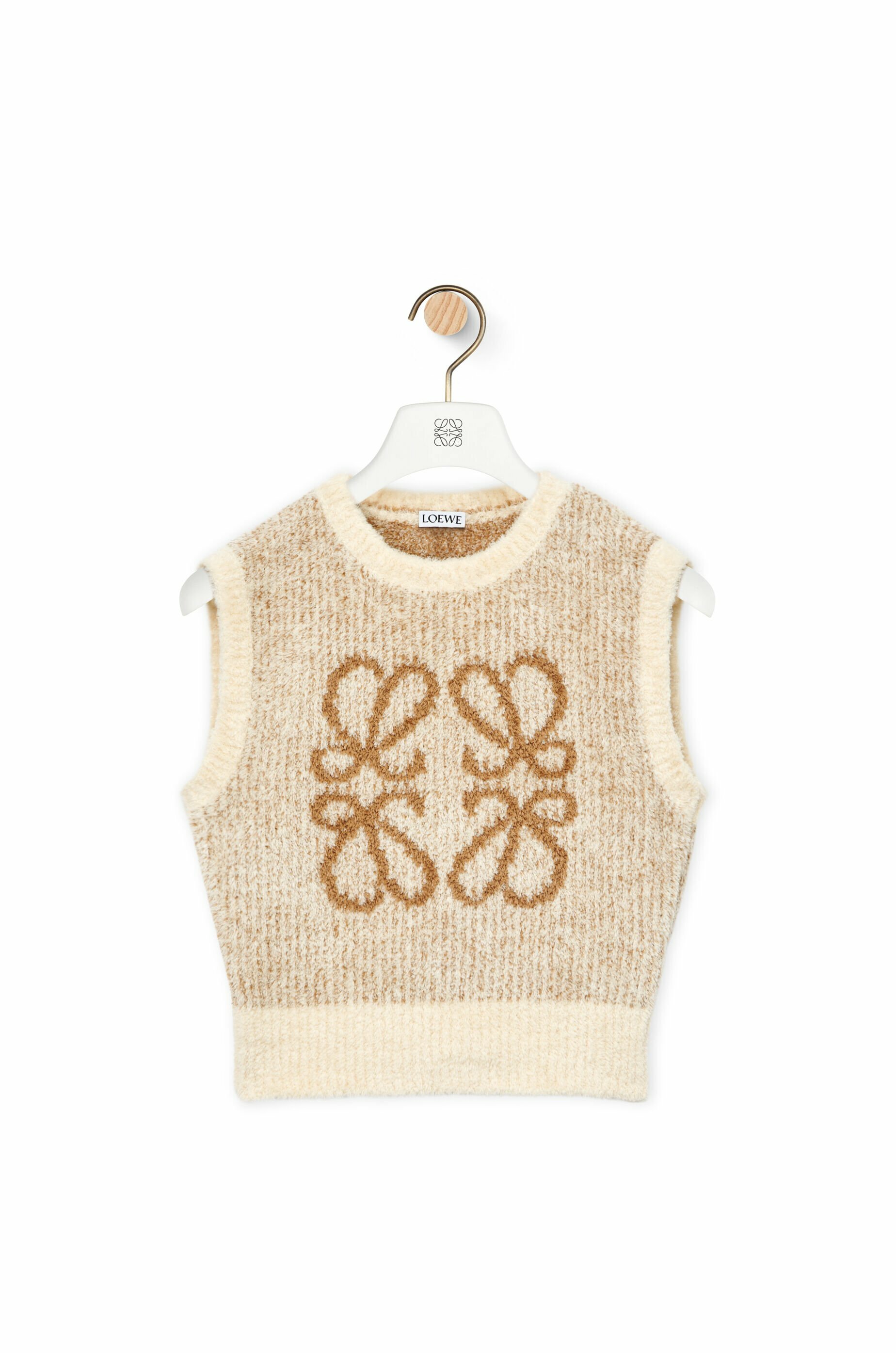 Loewe 2025 Embroidered Knitted Vest Wool