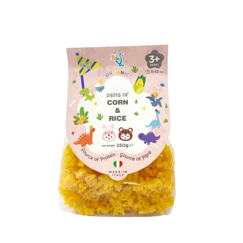 Baby J - 意大利有機無麩質動物通粉-小恐龍 (250g) 3 Years+