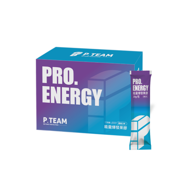 P.TEAM 能量爆發果膠 PRO. ENERGY (15包/盒)