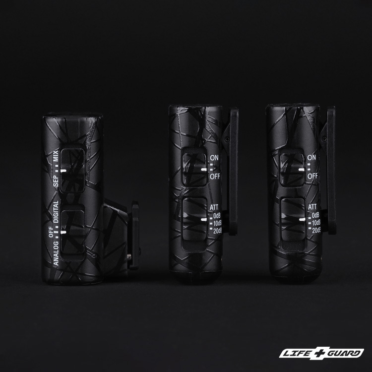 LIFE+GUARD SONY ECM-W3  貼膜側面展示圖