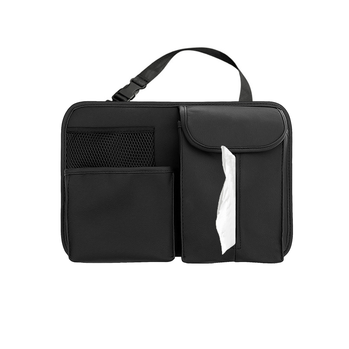 皮革 短版椅背袋