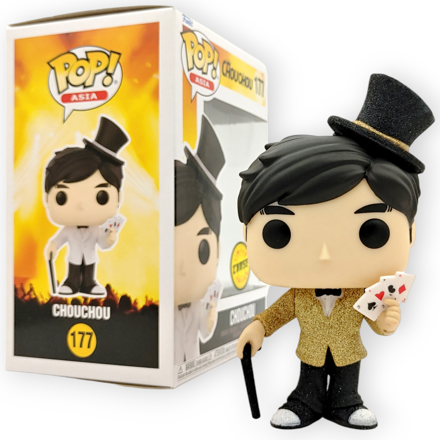 FUNKO POP<周杰倫>周杰倫魔術(魔術先生造形)(鑽石版)(CHASE版)-No.177