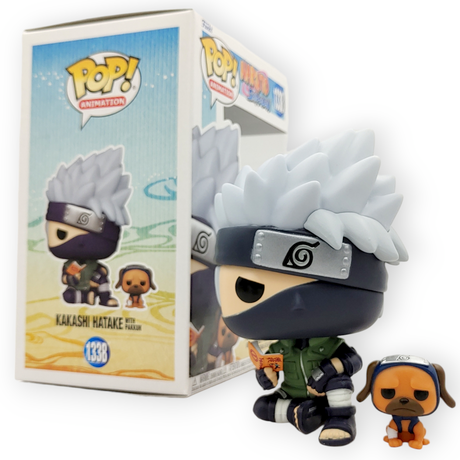 FUNKO POP <火影忍者>畑鹿驚與忍犬帕克-No.1338