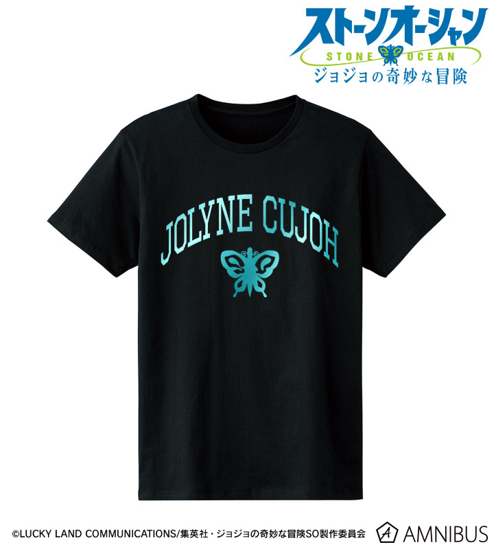 預訂2024/4月 アニメ「ジョジョの奇妙な冒険 ストーンオーシャン」箔プリントTシャツ