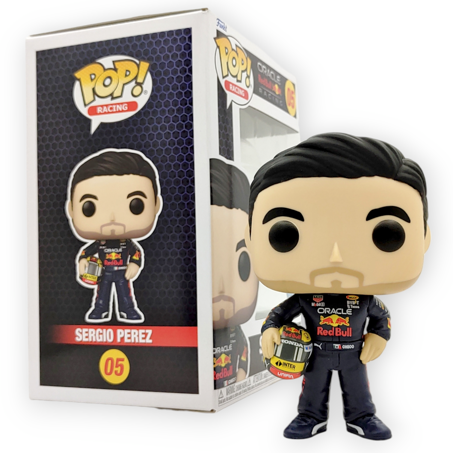 FUNKO POP <Formula 1>紅牛車隊-佩雷斯_攞頭盔-No.05