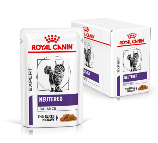 Royal Canin - 處方食品絕育貓飽足感健康管理濕糧（肉汁）85G -12包