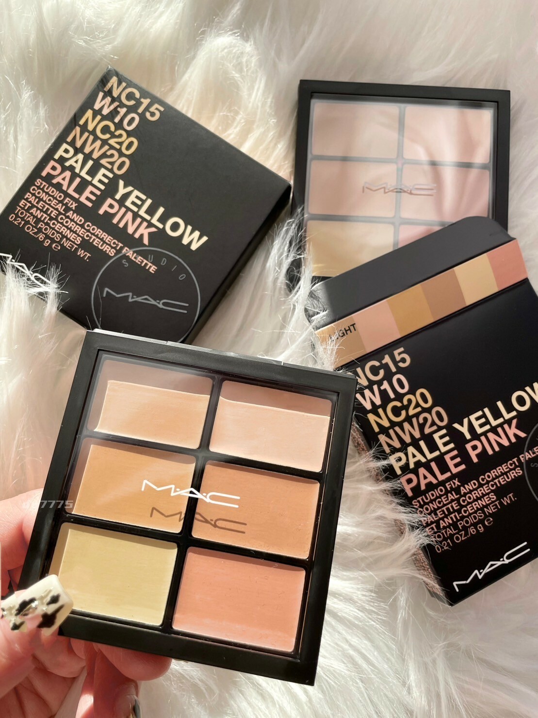 #現貨 MAC 超持妝六色遮瑕盤 6G #LIGHT