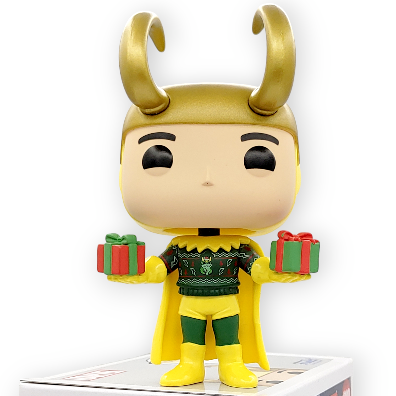 FUNKO POP<MARVEL>洛基_聖誕版(金屬色)-NO.1322